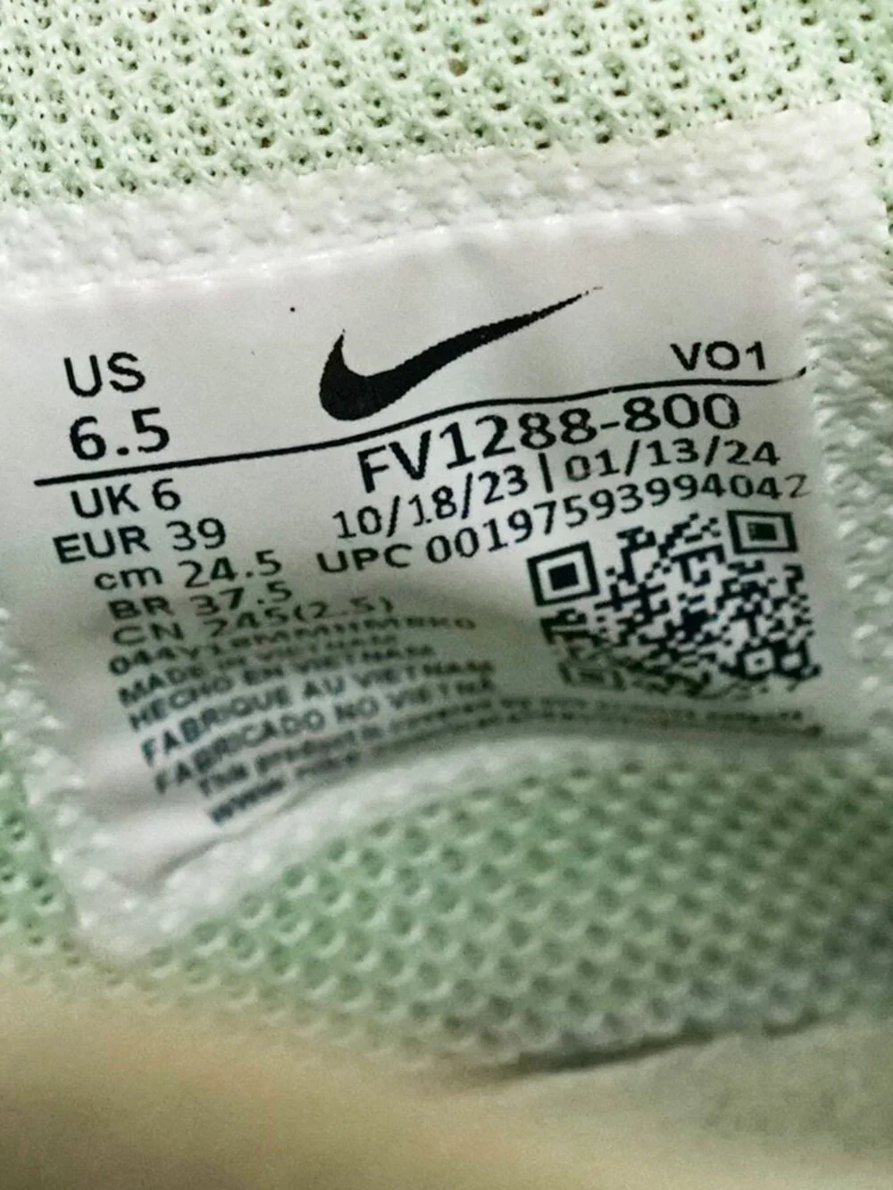 Nike Ja 1 Mismatched Ja Morant Bright Mandarin Orange Vapor Green FQ4796 Men 6.5